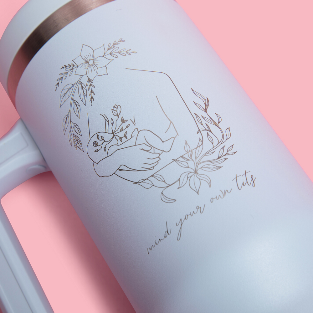 Design Your Own 40 oz Tumbler with Handle