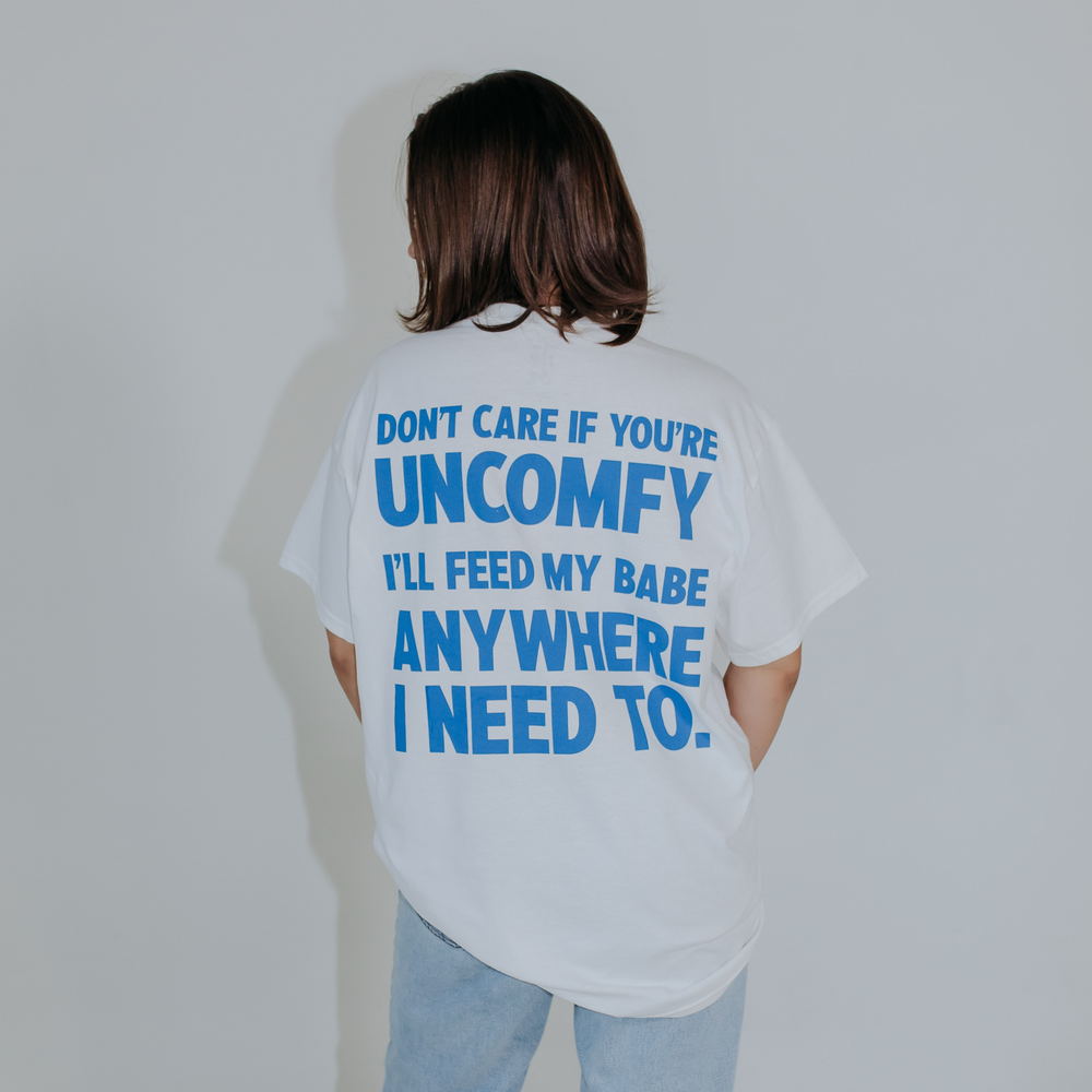 Milk Man - Don't Care Tee — The Little Milk Bar Milk Man - Don't Care Tee — The Little Milk Bar