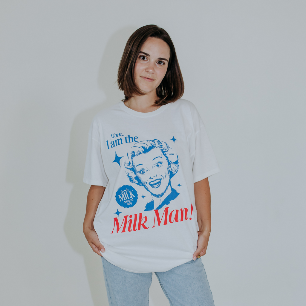 Milk Man - Icon Tee — TheLittleMilkBar